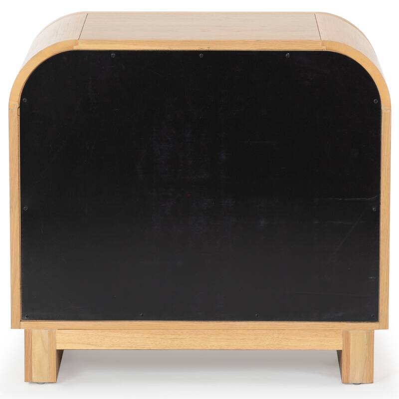 SAFAVIEH Couture Dinah 2 Drawer Wood Nightstand