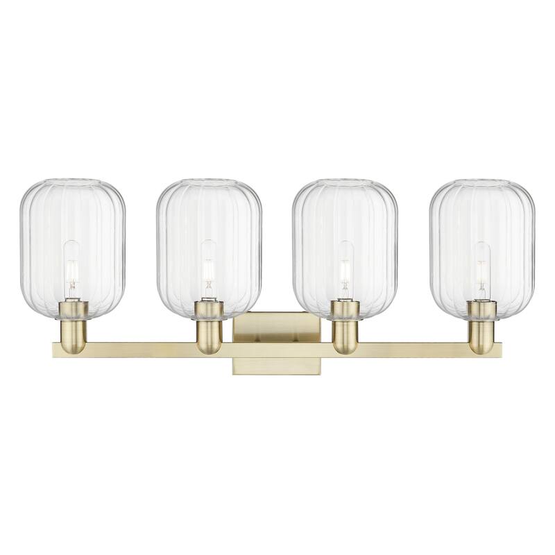 Innovations Lighting Downtown Urban - Preston - 4 Light 36" Jar Shade Bath Vanity Light