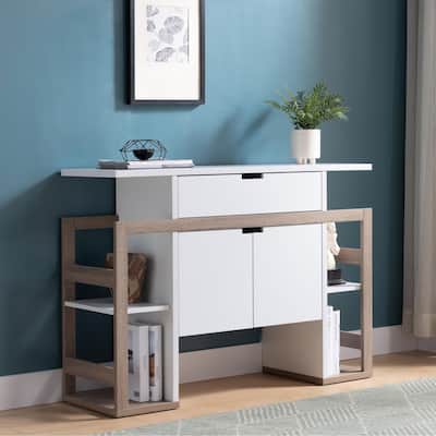2-door Buffet with 4 Open Shelves and 1 Drawer