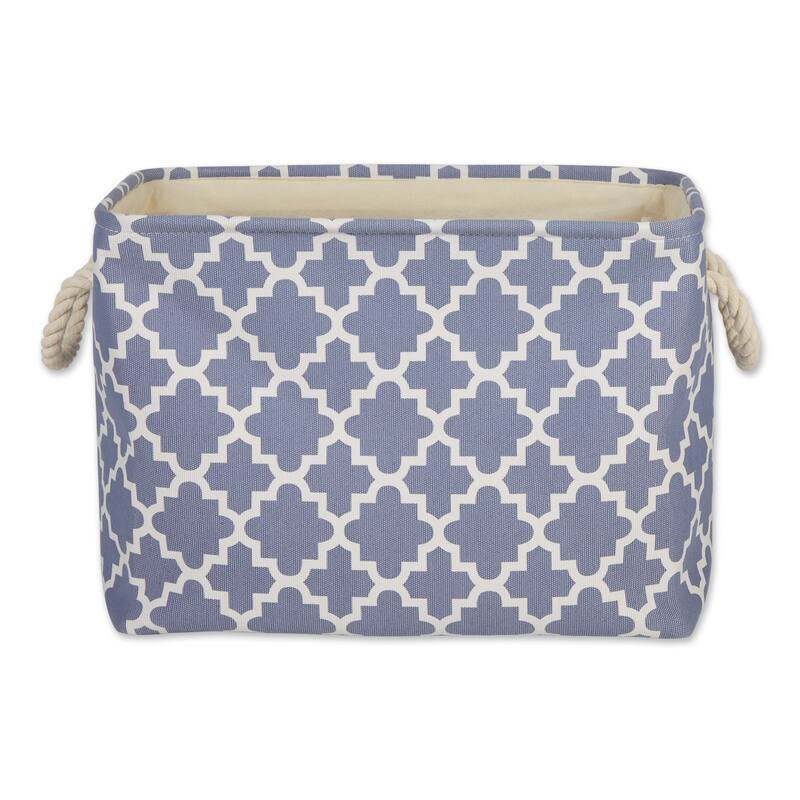 DII Lattice Decorative Storage Bin