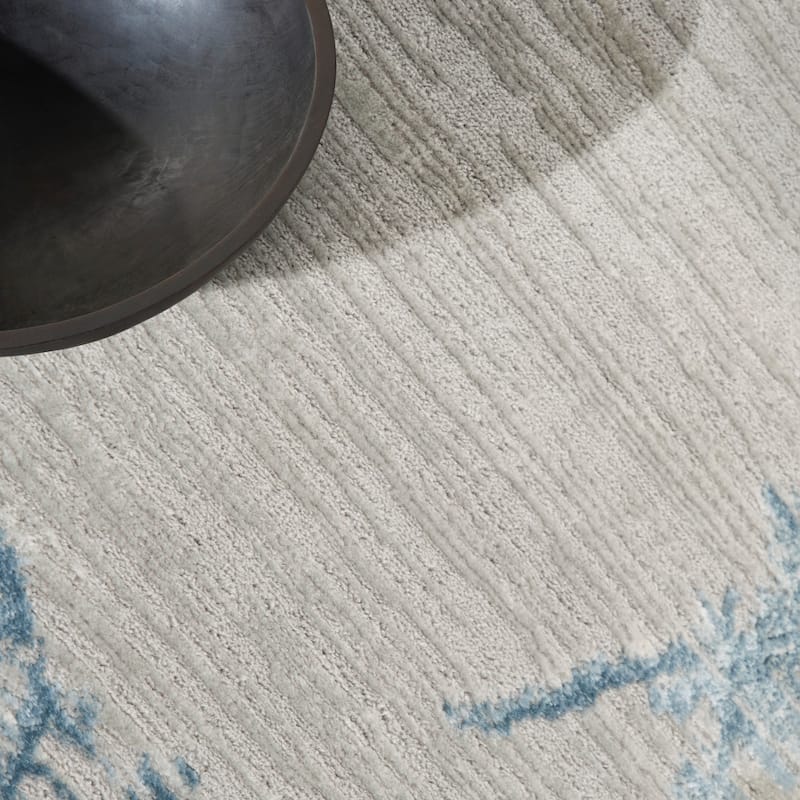 Calvin Klein Enchanting Botanical Floral Abstract Area Rug