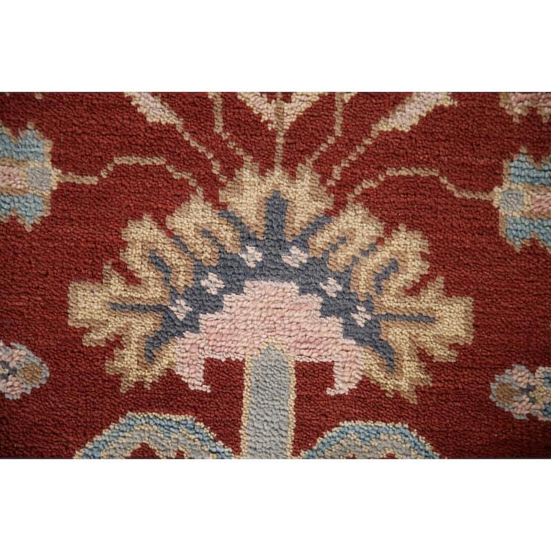Orange Kazak Runner Rug Hand-knotted Wool Carpet - 2'7"x 8'1"
