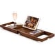 preview thumbnail 31 of 36, Bathtub Tray for Tub - Adjustable Bamboo Bath Tray for Tub - Collapsible Bathtub Caddy Bath Tub Tray Wood - Bath Accessories Brown