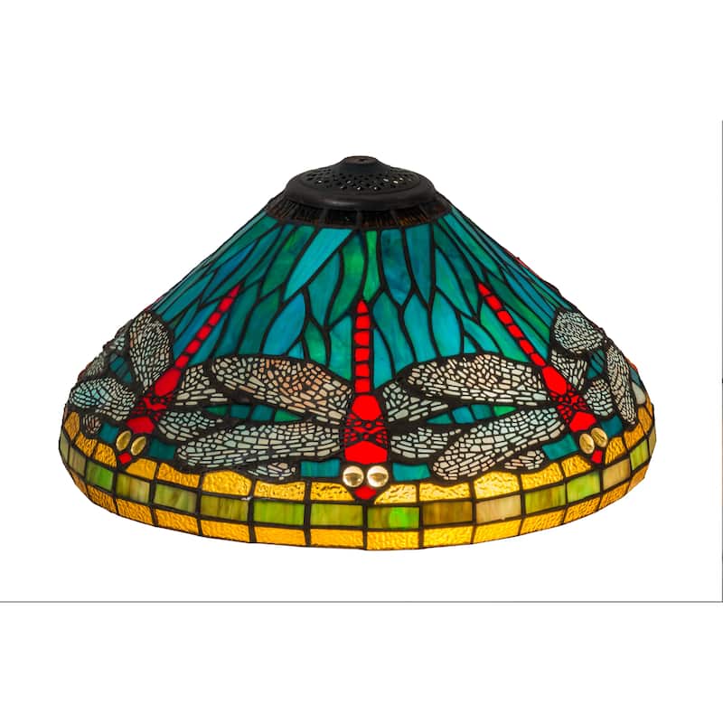 16 In. Wide Tiffany Dragonfly Shade