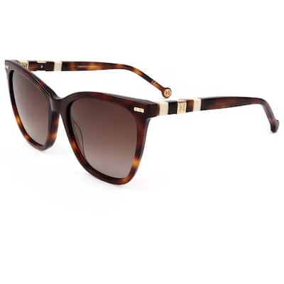 Carolina Herrera Woman 55mm Havana Ivory Sunglasses CH0044-S-C1H-55