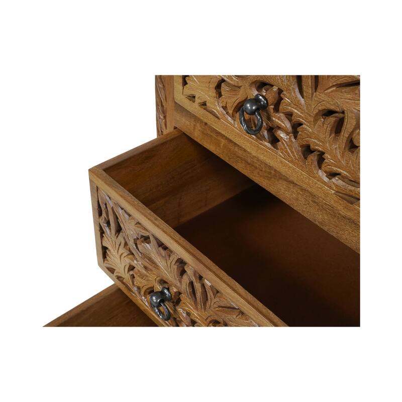 Florence Solid Wood 6-Drawer Tall Chest Vertical Storage Assembled