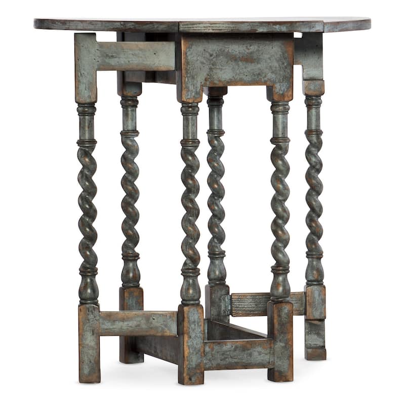 Hooker Furniture Prause Gate 24" Round Euro-American Antique Drop Leaf