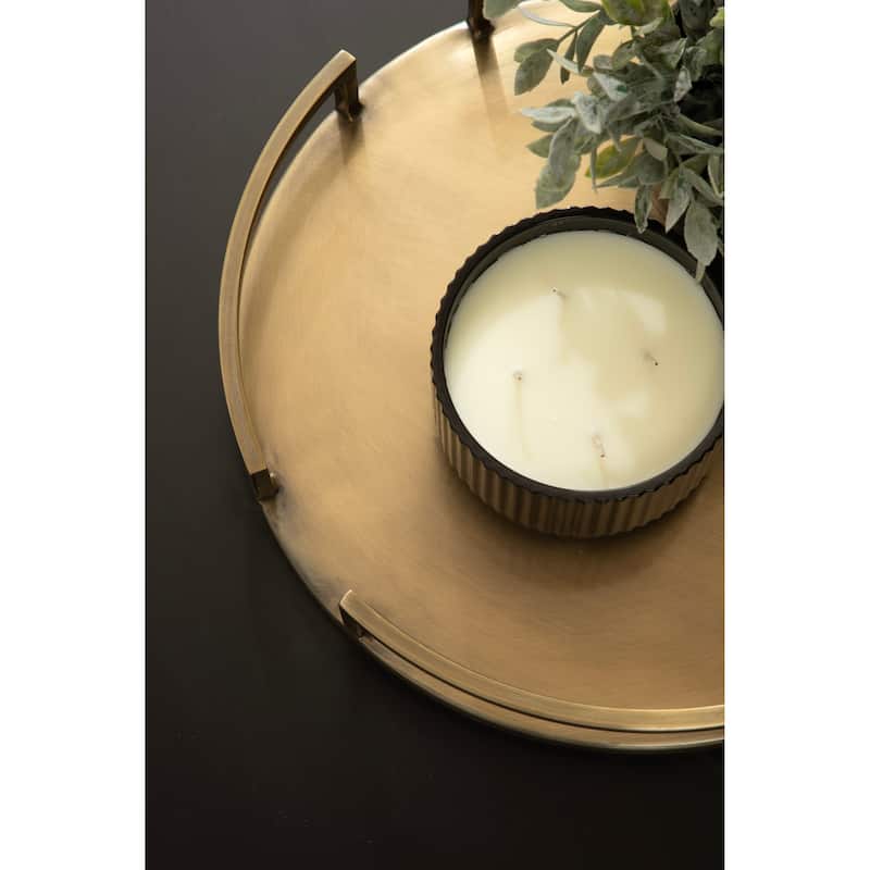 Kate and Laurel Gohana Decorative Metal Tray