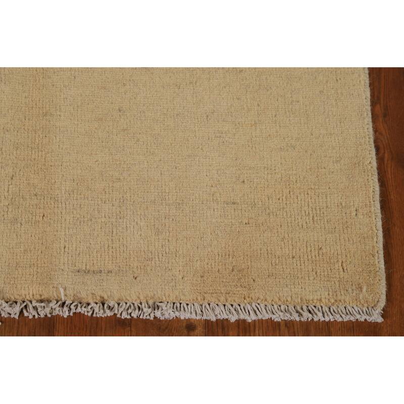 Modern Gabbeh Oriental Rug Hand-Knotted Wool Carpet - 2'8"x 4'0"