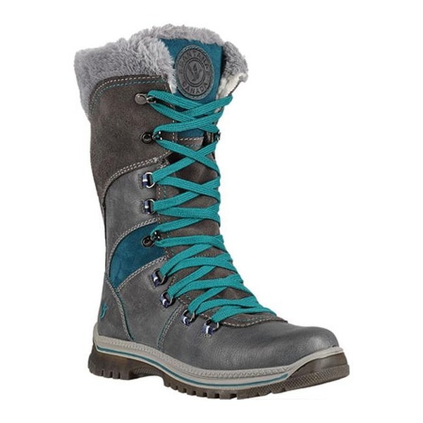 turquoise winter boots