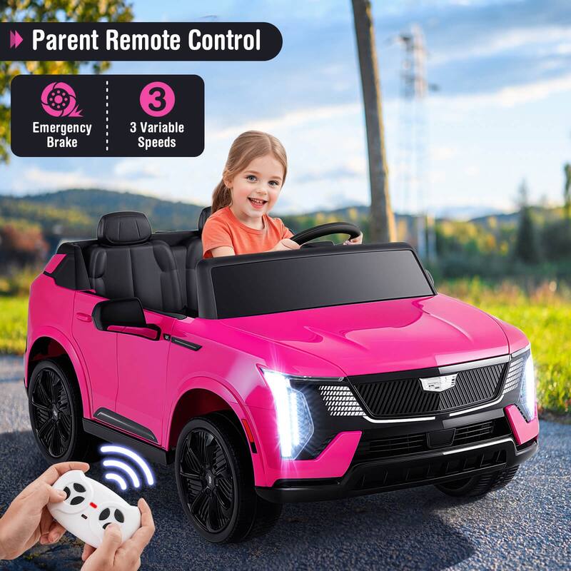Costway 2 Seater Ride on Truck with Remote Control 3 Speeds LED Lights - See Details