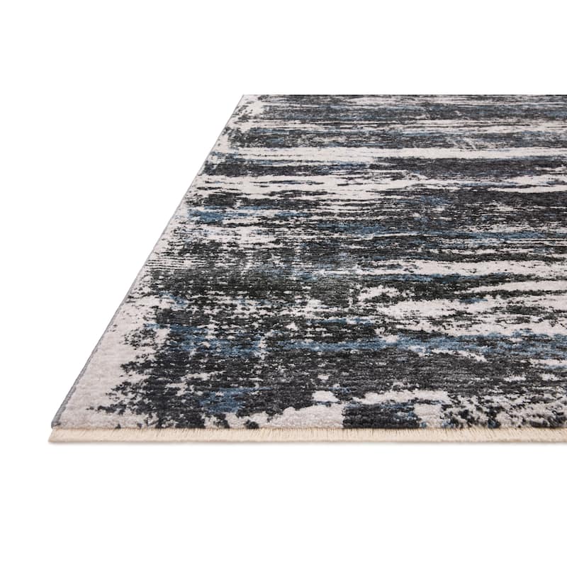 Alexander Home Rain Marble Abstract Area Rug