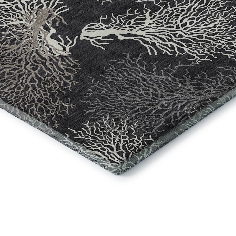 Premium Washable Super Soft Coastal Coral Mayfield Rug