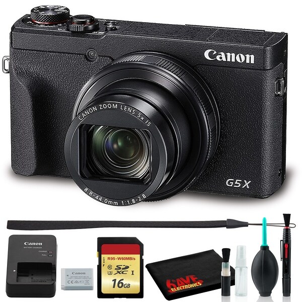 Canon PowerShot G5 X Mark II Digital Camera (Intl Model) with 16GB. Opens flyout.