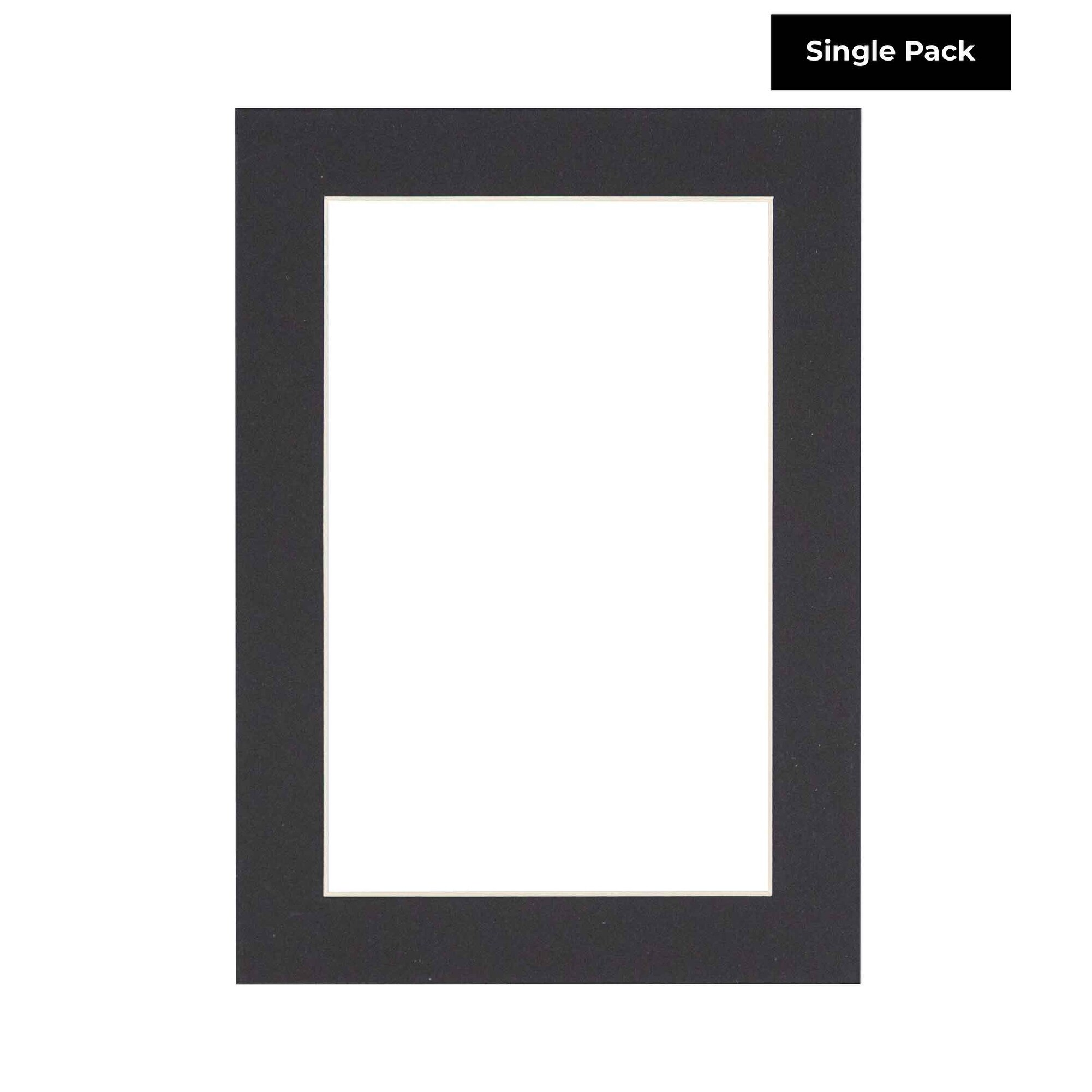 4x6 Mat for 5x7 Frame - Precut Mat Board Acid-Free Black 4x6 Photo Matte  Made to Fit a 5x7 Picture Frame - Bed Bath & Beyond - 38872291