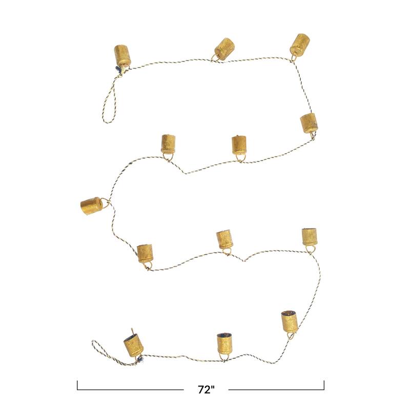 Metal Bell Garland with String