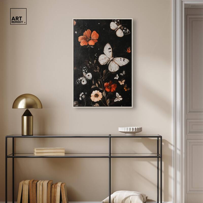Butterfly Wing Patterns Canvas by Art Remedy