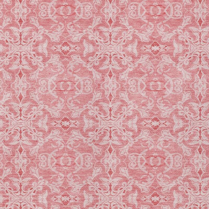 HomeRoots Medallion Transitional Rectangle Outdoor Rug