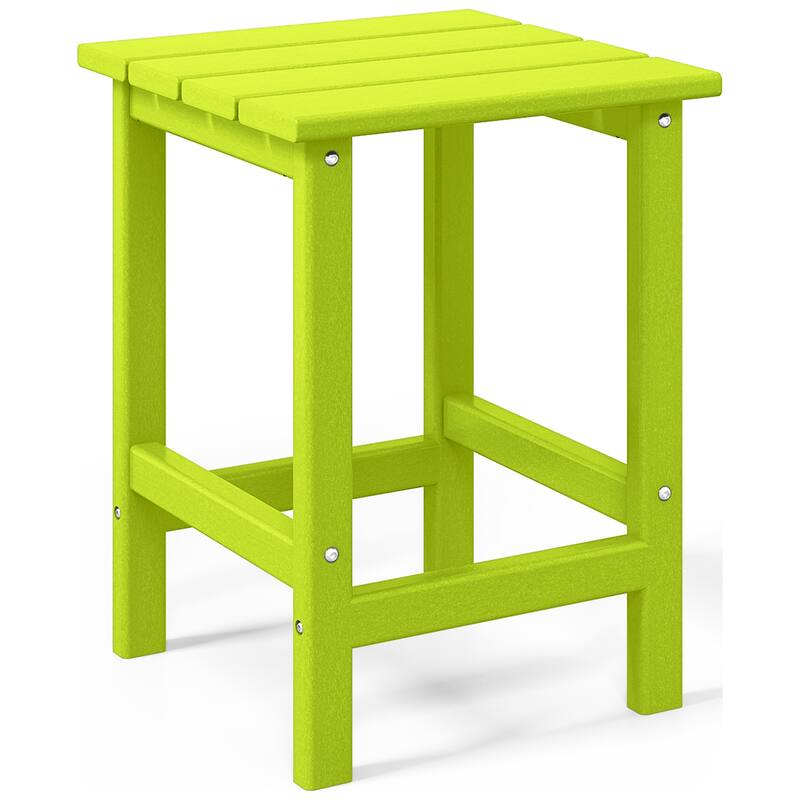 Aderson Outdoor Poly Adirondack Chair With Ottoman And Side Table 12-Piece Set