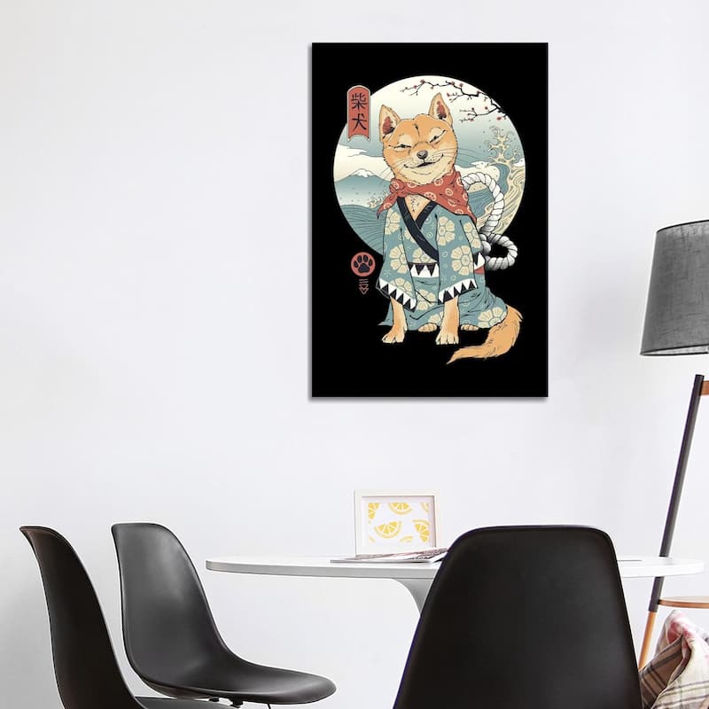 iCanvas "Shiba Inu" by Vincent Trinidad Canvas Print - 40x26x1.5