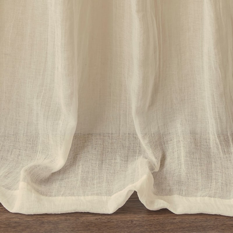 Solid Crushed Curtain Panel Pair(2 Pcs Window Panels)
