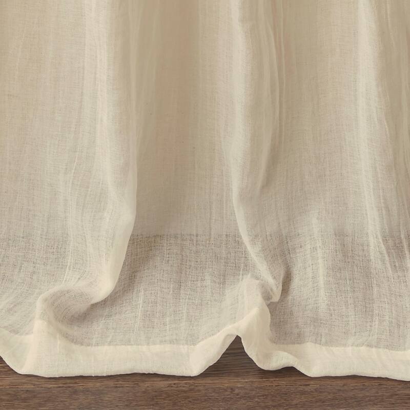 Solid Crushed Curtain Panel
