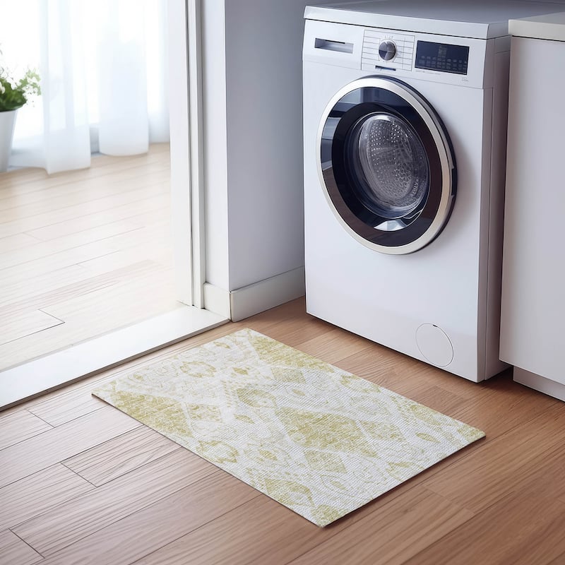 Machine Washable Indoor/ Outdoor Chantille Global Boho Rug
