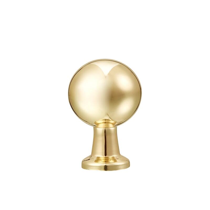 Utopia Alley Lyon Cabinet Ring Pull Knob -Polished Gold Drawer Pull Knobs 0.87"
