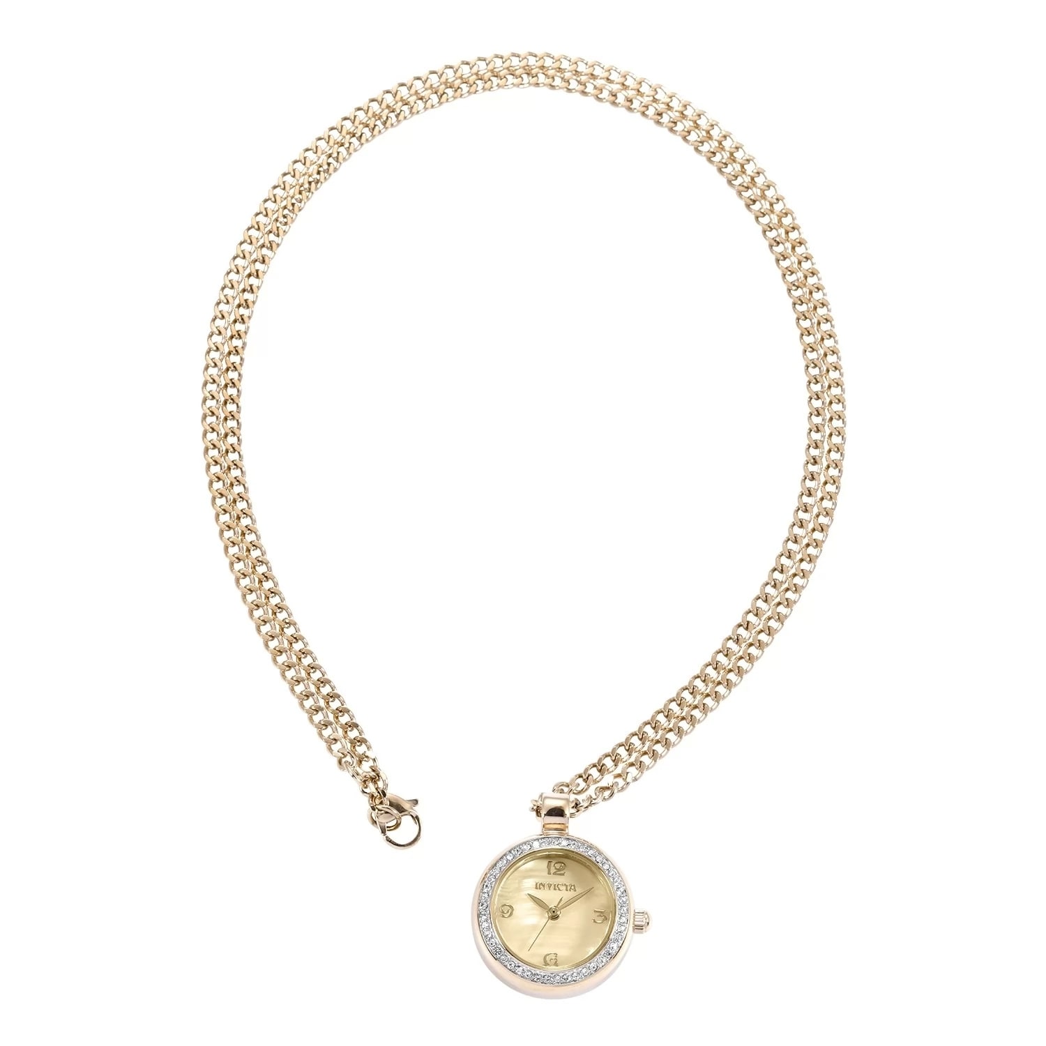 Invicta Women's 49932 Mini Quartz Mother of Pearl Dial Necklace Watch