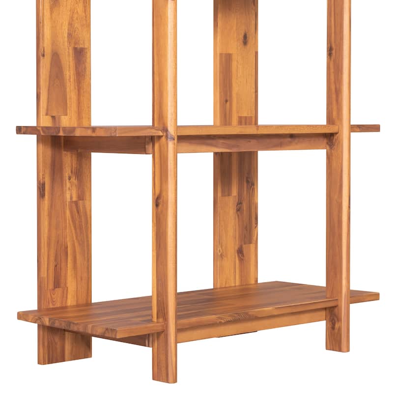 Christopher Knight Home - Ellie 4-Tier 70"H Acacia Wood Open Bookcase