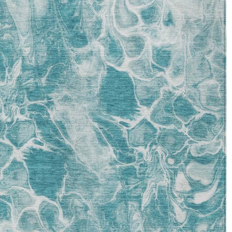 HomeRoots Abstract Transitional Rectangle Outdoor Rug