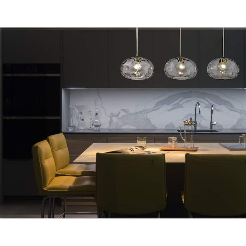 Chloe 3 Light island - Brushed Nickel