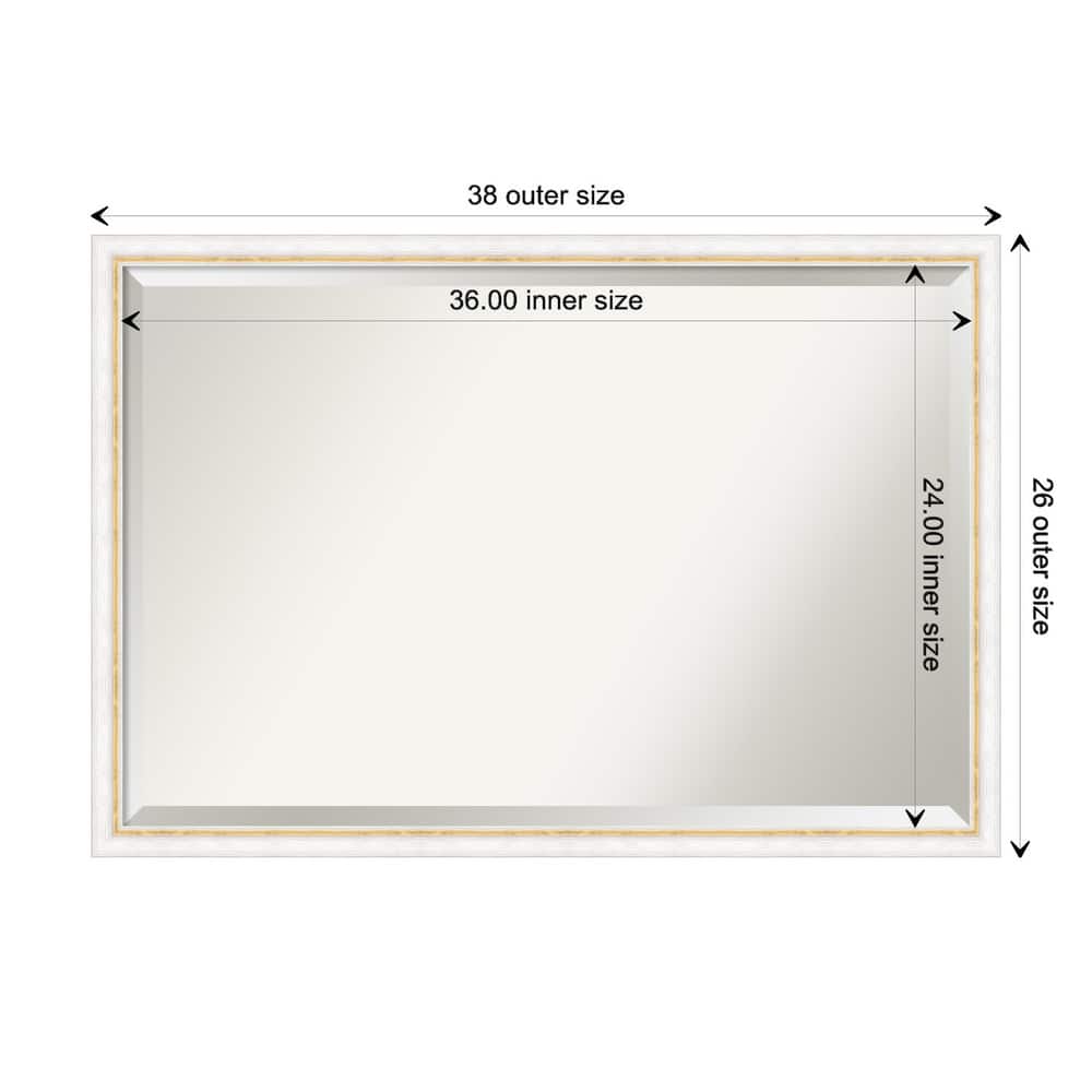 Morgan Beveled Wood Framed Wall Mirror