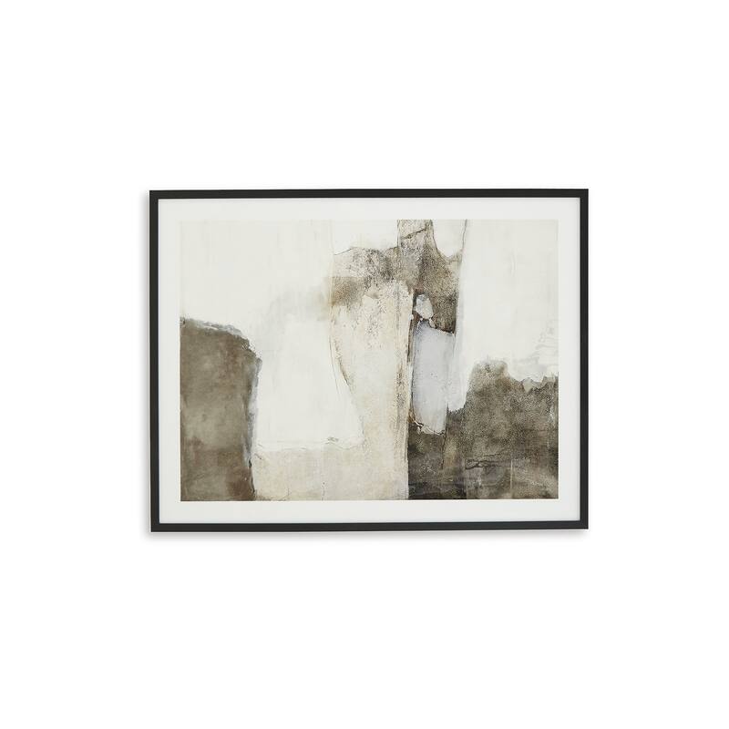Signature Design by Ashley Aldricton Brown/White Wall Art