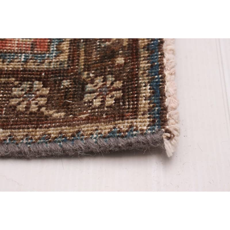 ECARPETGALLERY Hand-knotted Antalya Vintage Copper Wool Rug - 7'1 x 11'5