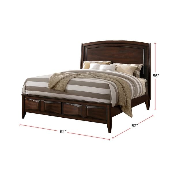 Wooden Bed, Dark Brown Bed Bath & Beyond 33810481
