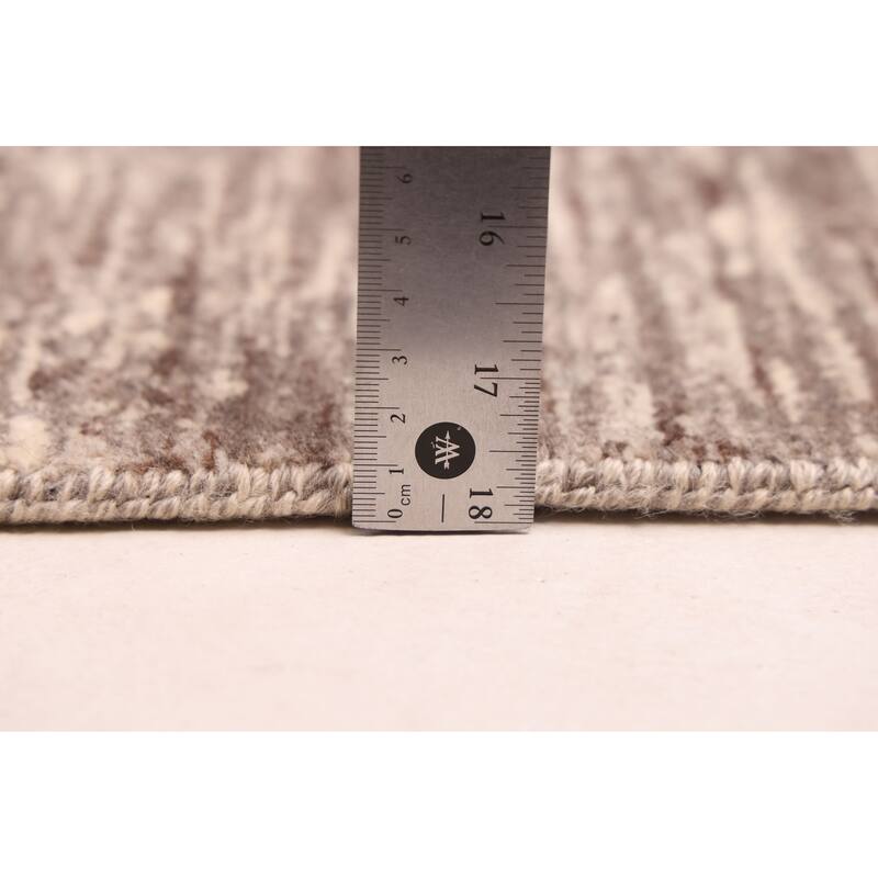 ECARPETGALLERY Hand-knotted Peshawar Ziegler Grey Wool Rug - 7'11 x 9'8