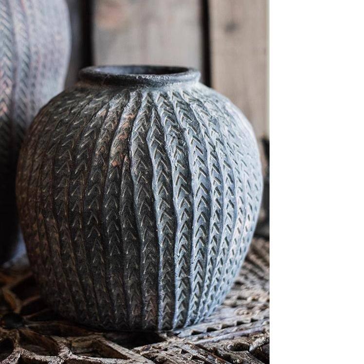 RusticReach Artisan Handcrafted Antique Vase