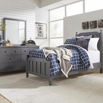 Liberty Furniture Cottage View Youth Panel Bedroom Set with Bed, Dresser, Mirror - Full or Twin