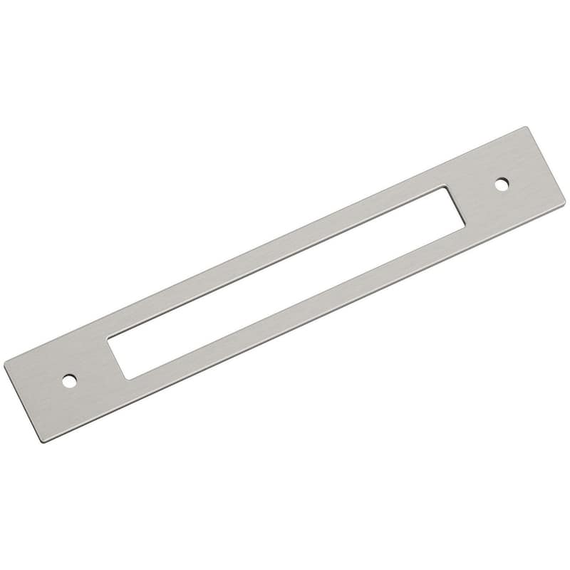 Amerock BP37784 Medora 7-5/8" Backplate for 6-5/16" Center to Center - Satin Nickel
