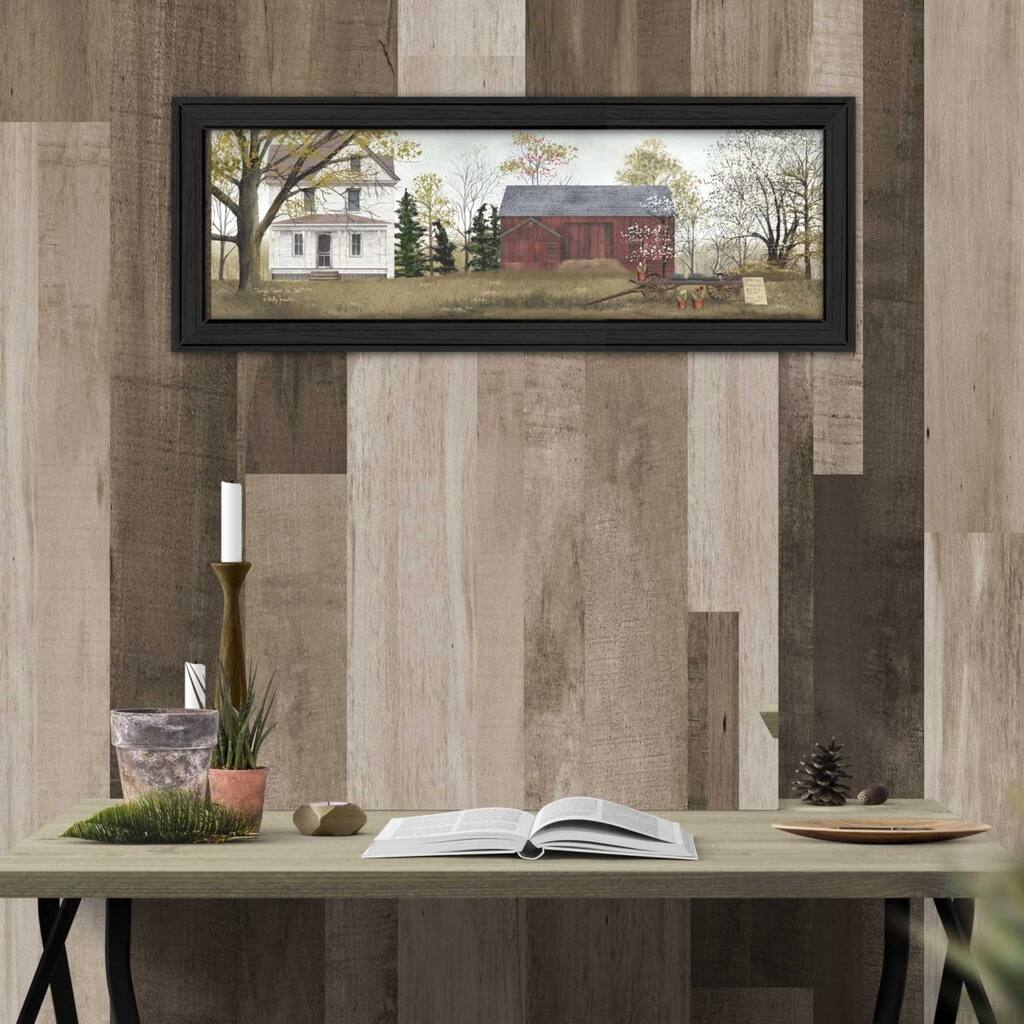 TrendyDecor4U Traditional "Spring Flowers For Sale" Framed Print Wall Art by Billy Jacobs