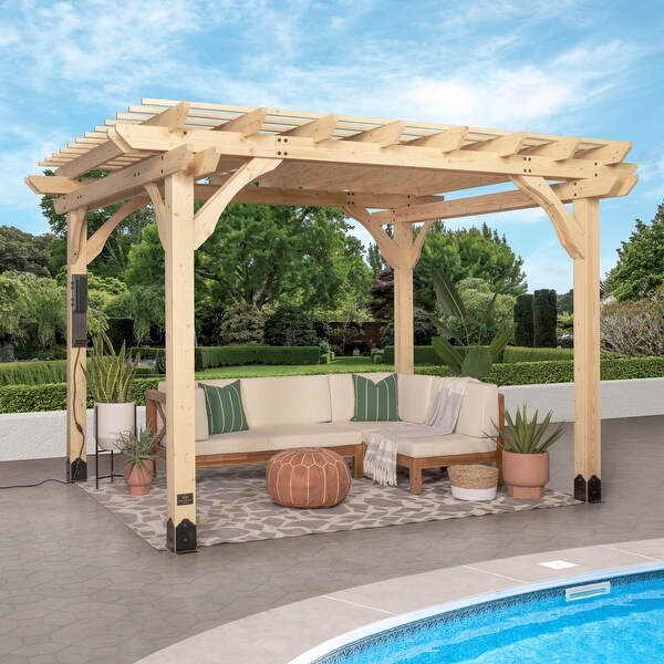 Fairhaven Natural Nordic Spruce Pergola 