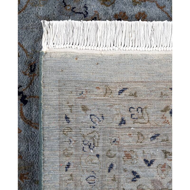 Overdyed One-of-a-Kind Hand-Knotted Area Rug - Gray - 8' 1" x 10' 2"