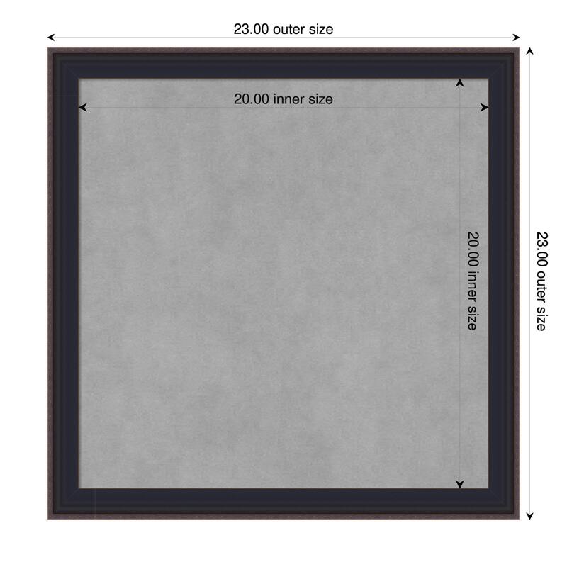 Amanti Art Havana Black Bronze Framed - 23 x 23 in