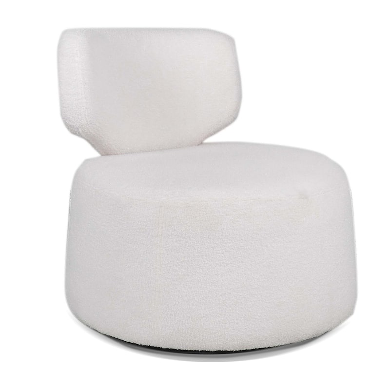 Modern Wide Swivel Chair For Living Room