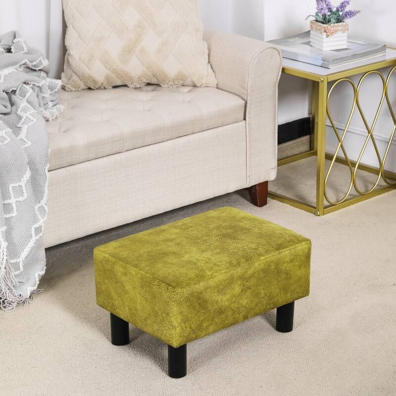 Adeco Small Foot Stool Ottoman Foot Rest