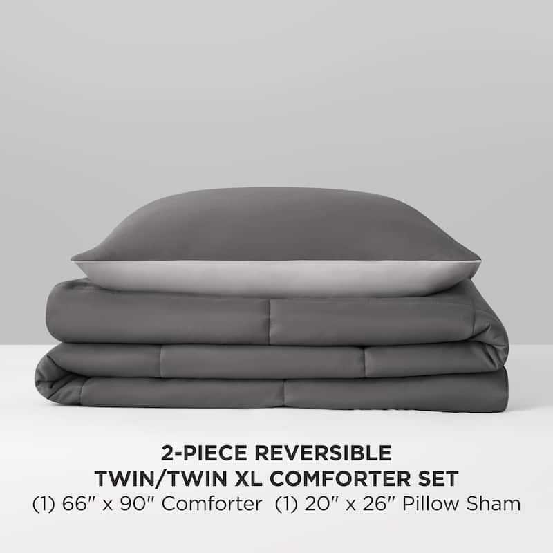The Sheet Lab Box Stitch Reversible Comforter Sets