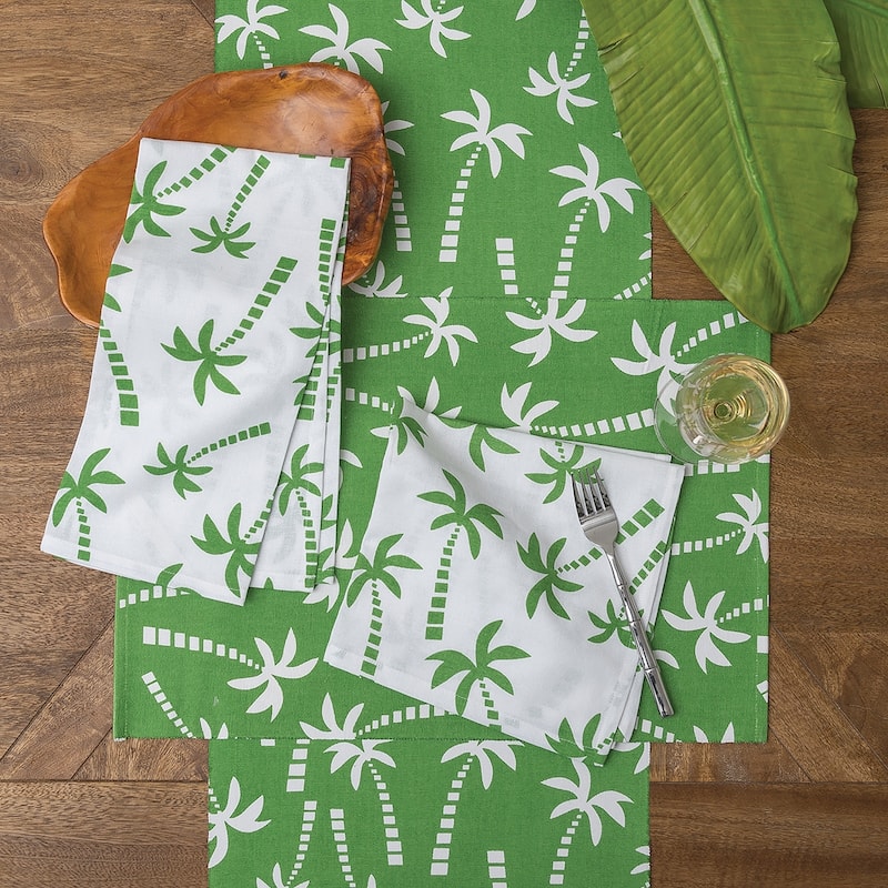 13" x 72" Beachy Palm Table Runner - 13" x 72"