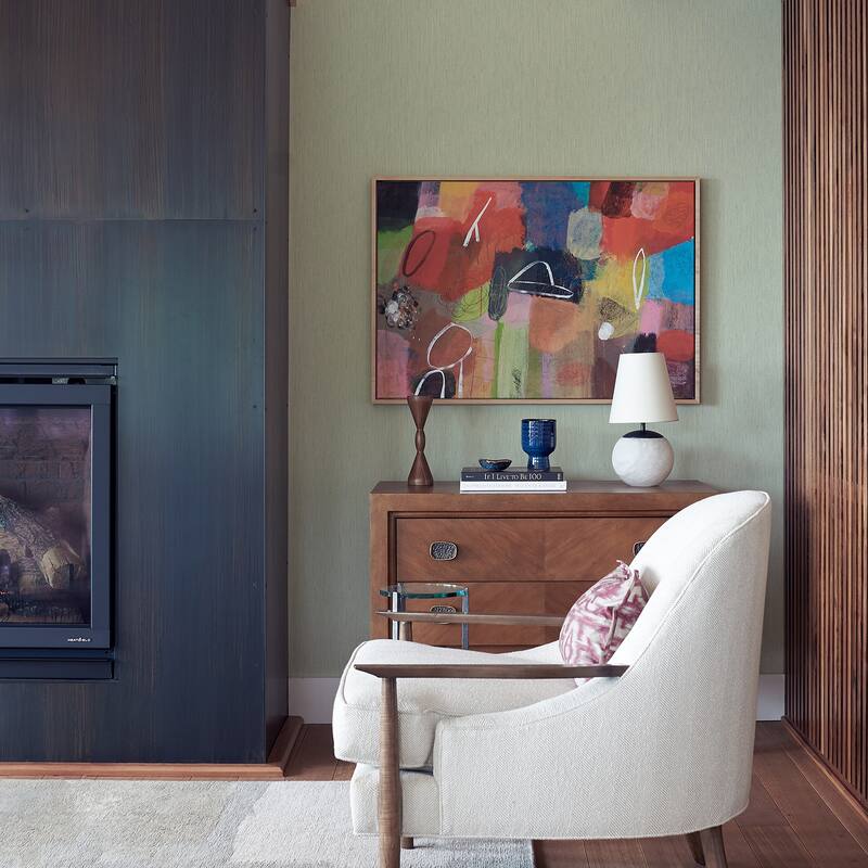 A-Street Prints Terence Light Green Pinstripe Texture Wallpaper