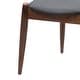 preview thumbnail 15 of 44, Francie Mid-Century Modern Dining Chairs (Set of 2) by Christopher Knight Home - 20.50" W x 20.25" L x 29.75" H